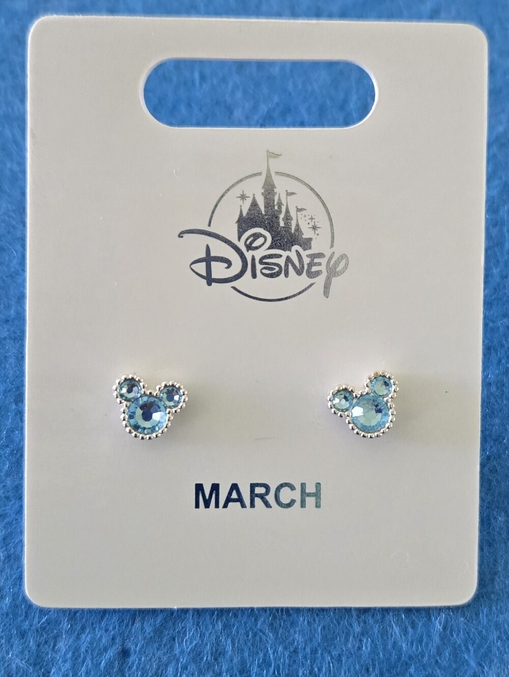 Disney Silver Stud Earrings - Classic Silver Tone